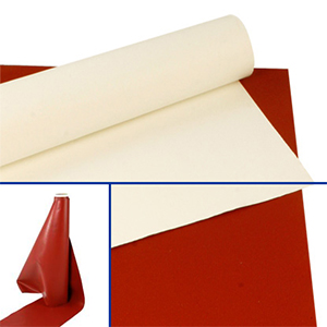 Heat Shrink Tunnel Curtain Material / Silicone Glass Cloth