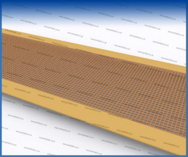 conveyor belt tracking - teflon edging