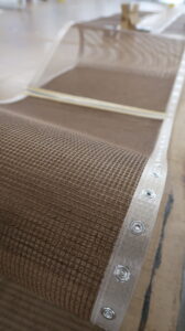 Heat resistant mesh belting 