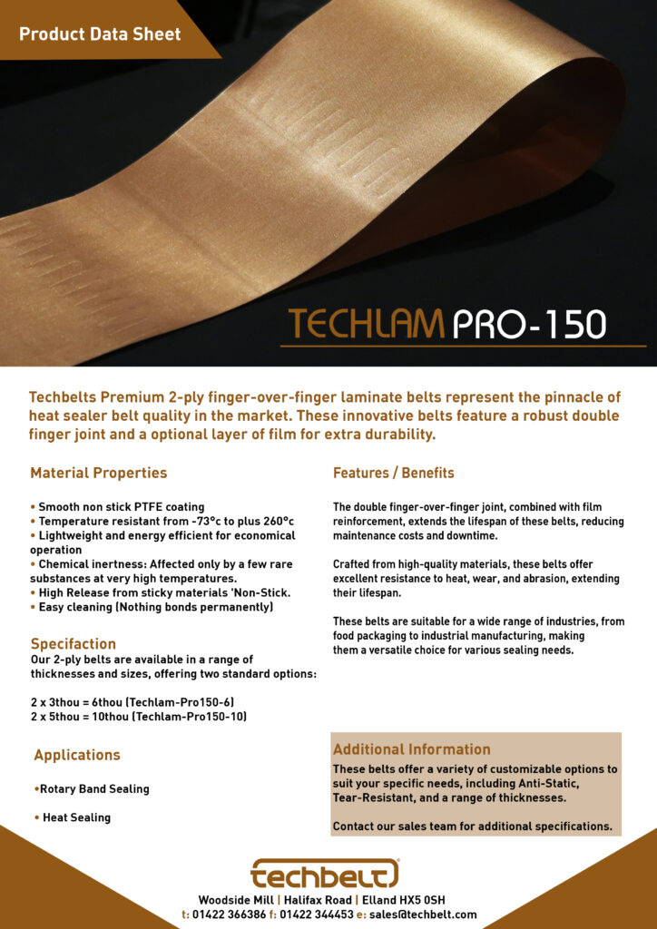 Data Sheet techlam pro-150